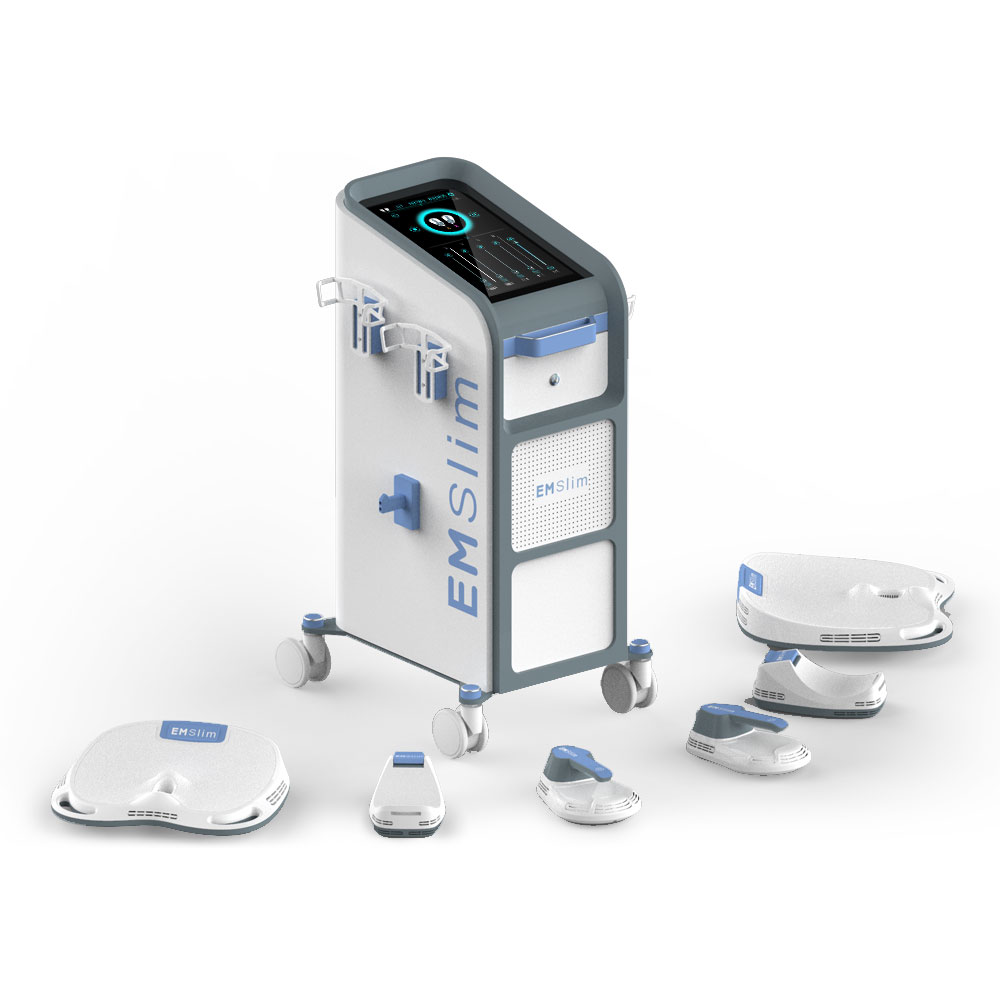 

Emslim neo RF Muscle fat loss body shaping build muscle tesla HIEMS 4 handles slimming machine