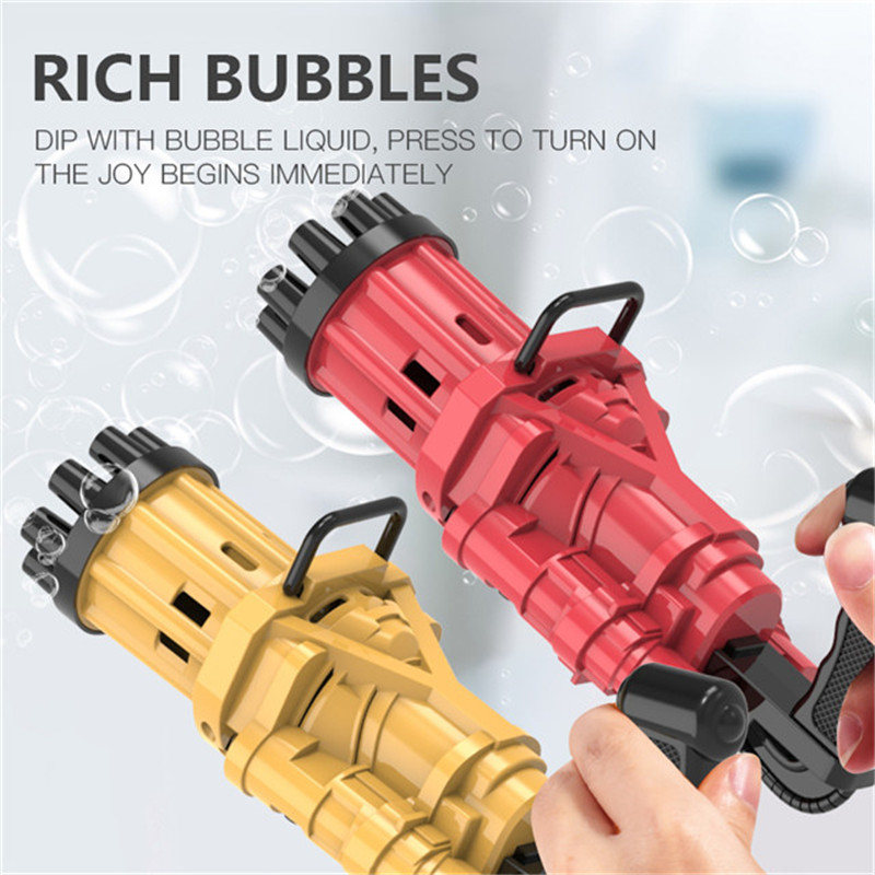 

Summer Kids Bubble Toy Gun Outdoor Wedding Automatic Electric Soap Water Blowing Machine For Children DHL FREE YT199502
