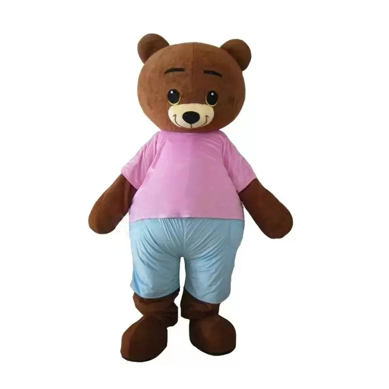 

Hallowee Cute Teddy Bear Mascot Costume Top Quality Cartoon Anime theme character Carnival Adult Unisex Dress Christmas Birthday Party Outdoor Outfit, As pic
