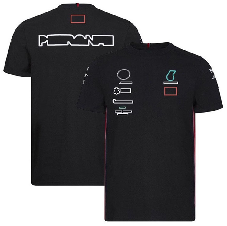 

F1 driver T-shirt new racing team uniform custom casual quick-drying breathable short T-shirt plus size team racing uniform