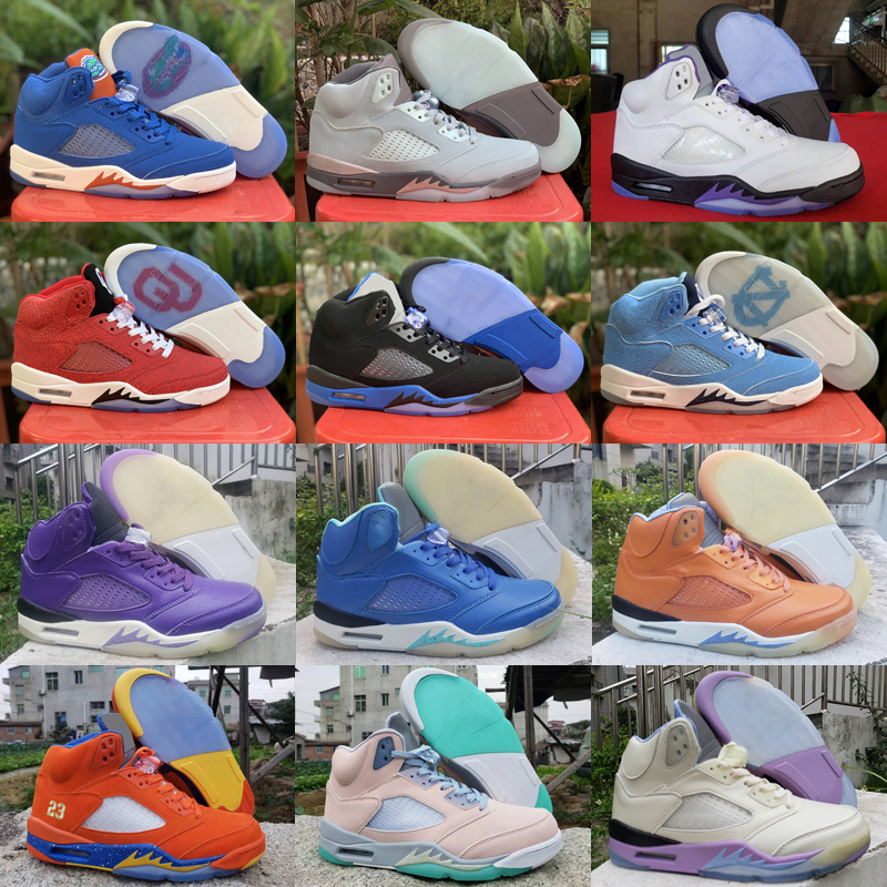 

Jumpman 5s Mars For Her 6s Red Oreo Mens Basketball Shoes 2022 New 5 Low Doernbecher White Sail Hare Green Bean Black Chrome Georgetown Sneakers Designer Trainers 40-47, As photo 2