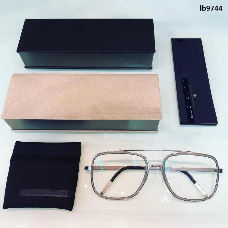 

Fashion Sunglasses Frames Denmark Brand Titanium Glasses Frame Men 9744 Screwless Ultralight Square Eyeglasses Myopia Eyewear Prescription L