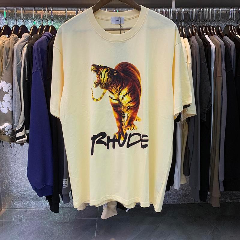 

Men's Plus Tees & Polos Men Women 1 Printing T Shirt High Weight Double Yarn Cotton Short-sleeved TeeMen's