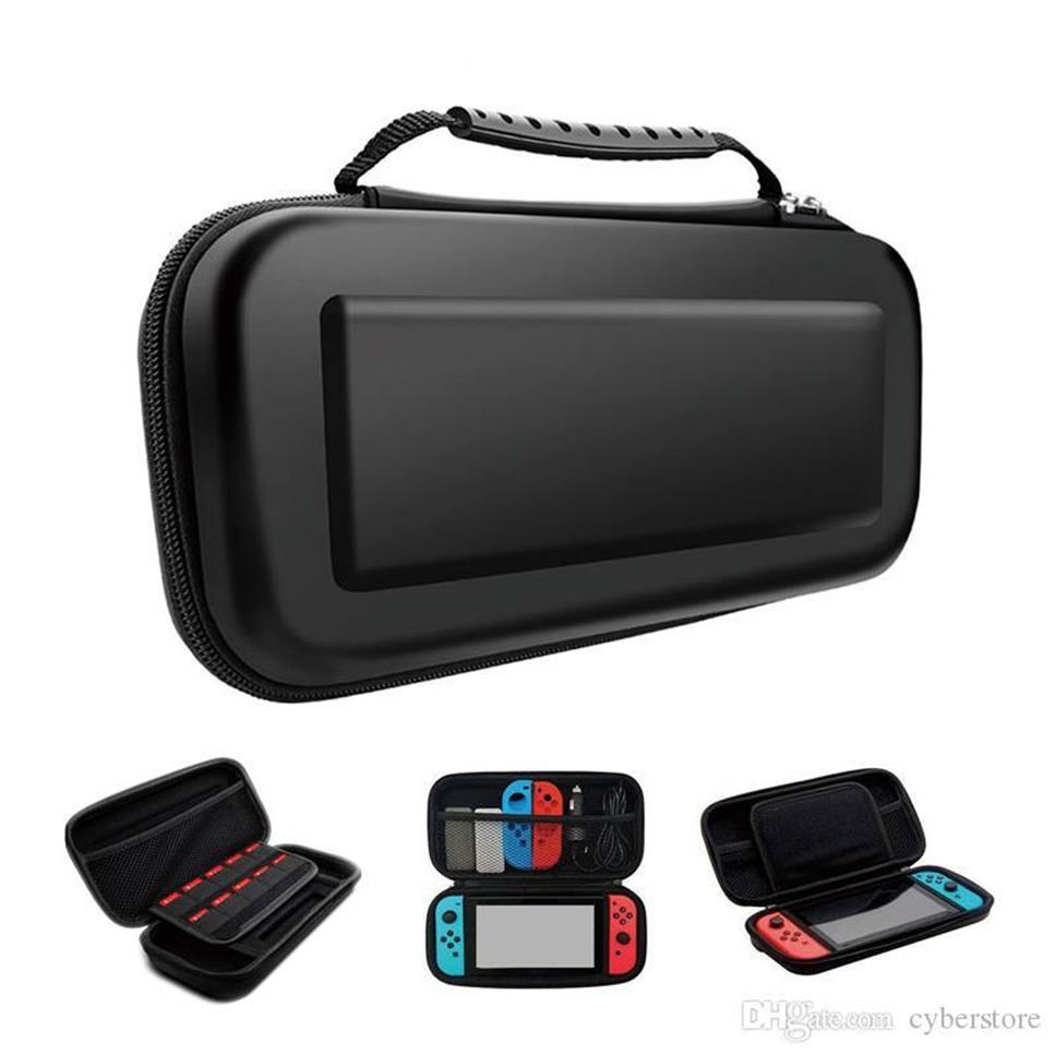 

Top Portable EVA Storage Bag Cover Cases For Nintendo Switch Carrying Case NS NX Console Protective Hard Shell Controller T237R