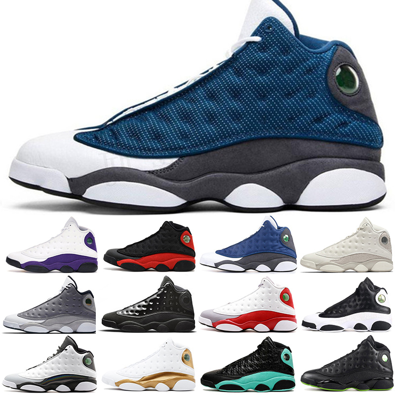 

13 13s Basketball Shoes airs men women bred flints grey He Got Game hologram barons Melo Class hot 2002 white sports Sneakers Designer up01