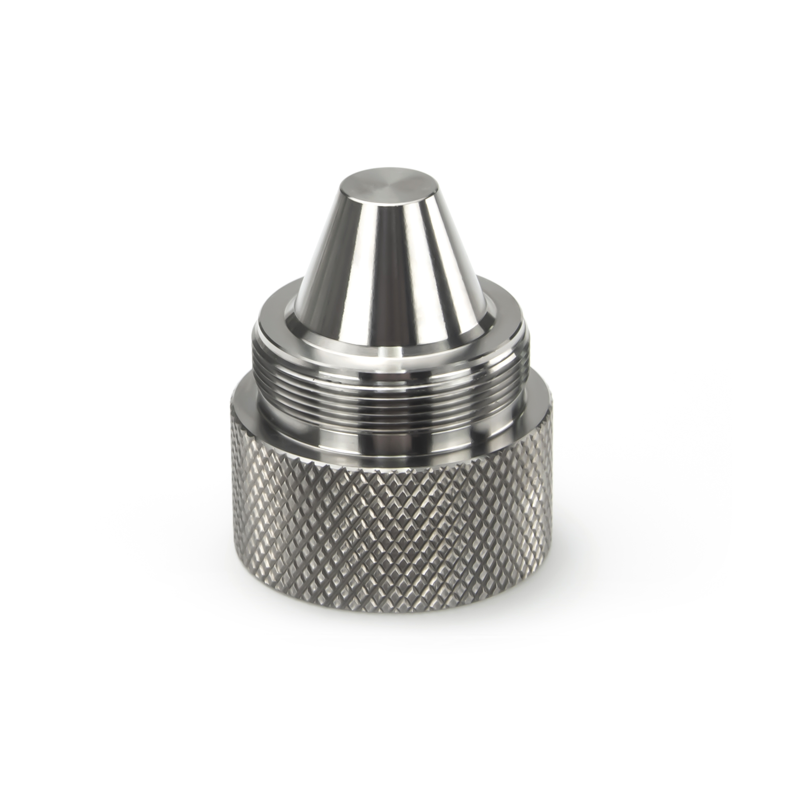 

1.375x24 Titanium GR5 Storage Baffle Cup Spacer Others Tactical Accessories Threaded End Cap, As shown