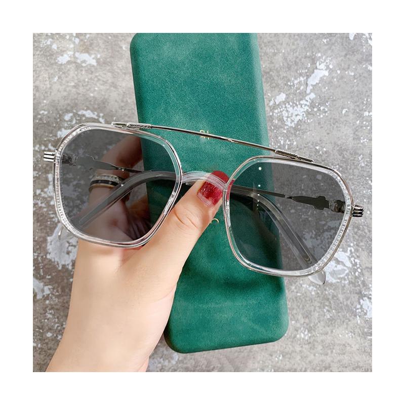 

Sunglasses Unisex Polarized Lens Glasses Anti Blue Light Protective Discoloration Eyeglasses Flat For Woman Men Computer WorkersSunglasses