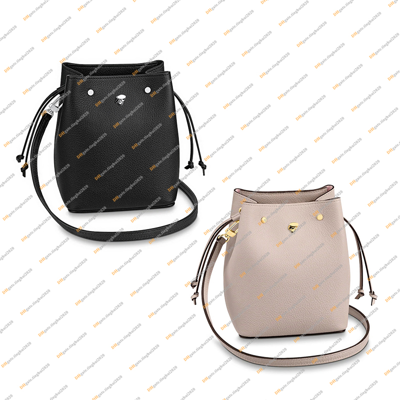 

lvs handbag Ladies Fashion Casual Designe Luxury NANO LOCKME BUCKE Bag Shoulder Bag Crossbody TOTE Handbag High Quality Genuine Leather TOP 5A M68709 6QX0, Black 1/ with dust bag