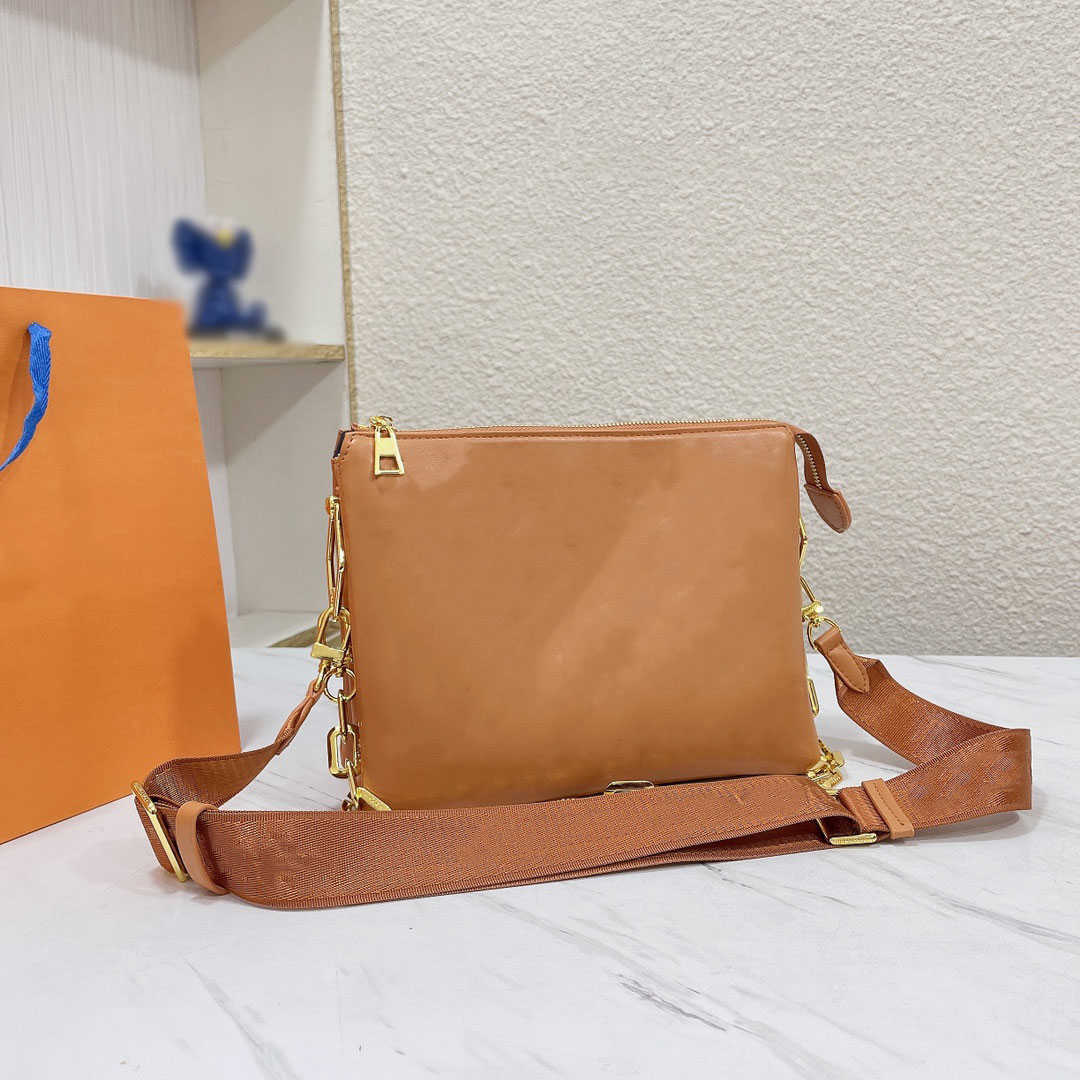 

2022 Summer embossed puffy leather shoulder bags chain bag COUSSIN PM handbag fashion-forward cross-body with the strap quality purse, 21