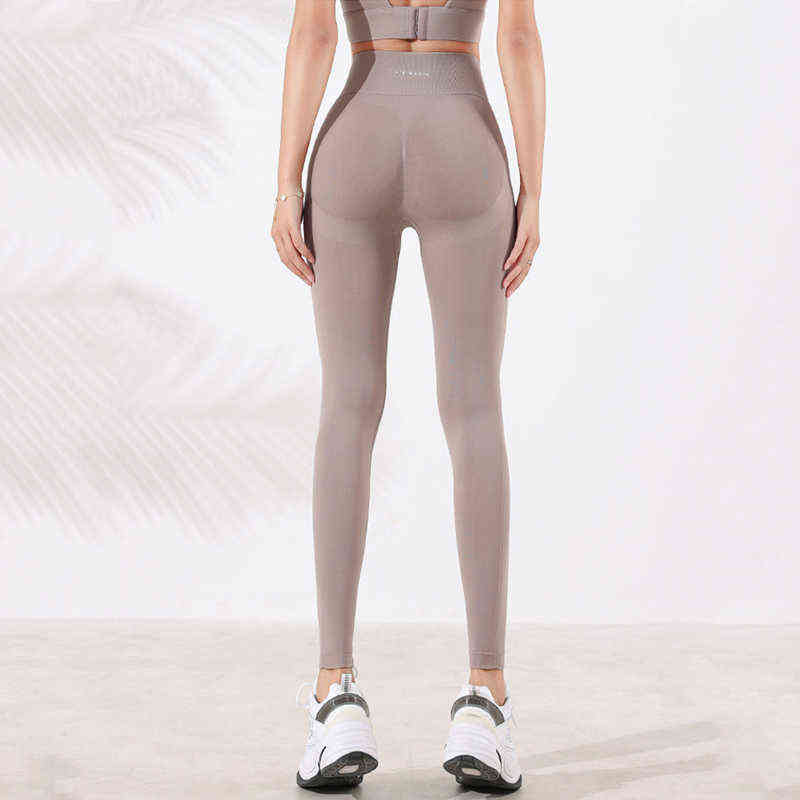 

HAMYNANA Seamless Leggings Push Up Tights Woman Gym Yoga Fitness Legging Workout High Waist Tummy Control Stretch Lycra Pants T220725, Dark gray