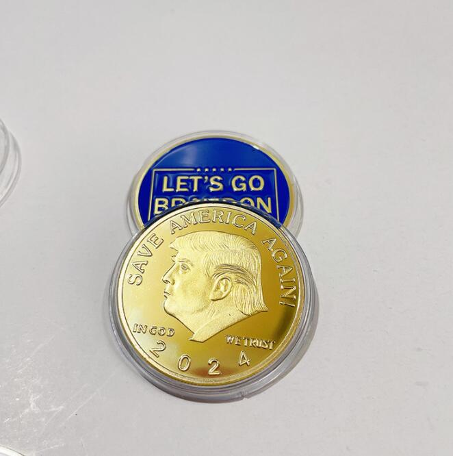 

Trump 2024 Coin Commemorative Craft The Revenge Tour Save America Again Metal Badge Gold Silver FY4727sxa30