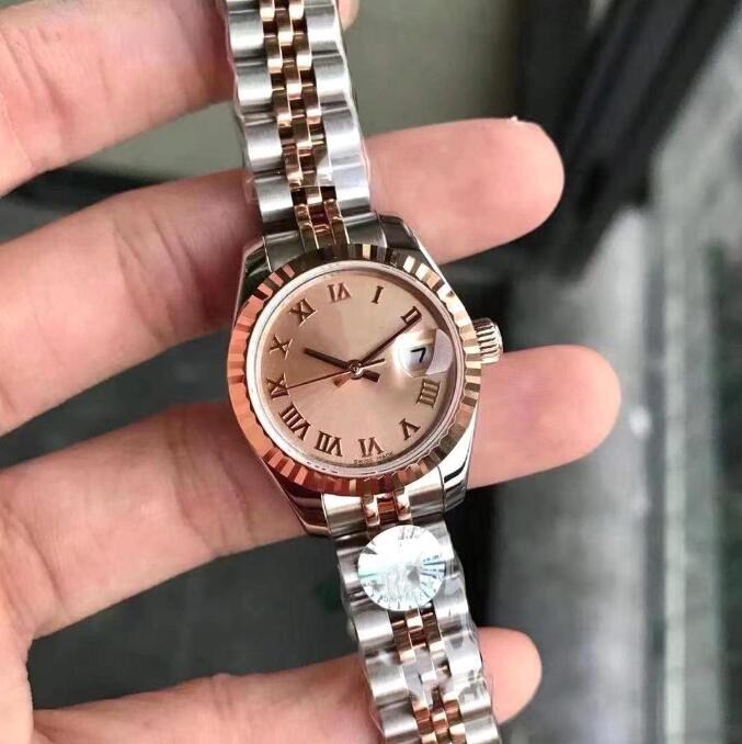 

U1 women watch diamond fashion rose gold ladies dress watch 28mm mechanical automatic womens watches stainless steel strap bracelet wristwatche, Water proof 50m