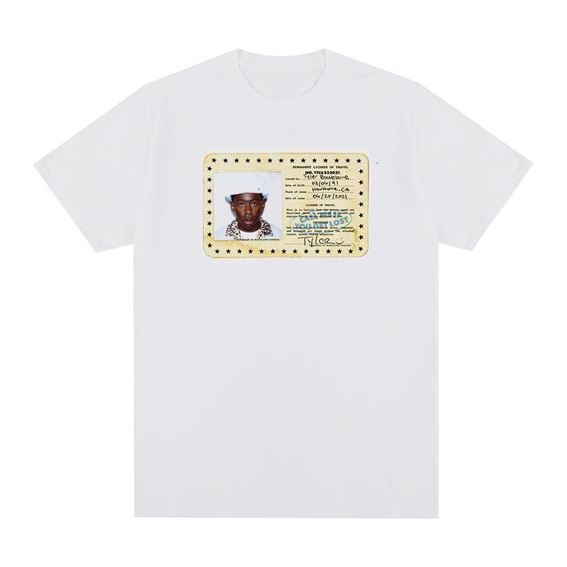 

Men' T-Shirts Golf Wang Tyler The Creator Flower Boy Cat Rap Music Skate T-shirt Cotton Men T Shirt TEE TSHIRT Womens Tops, White