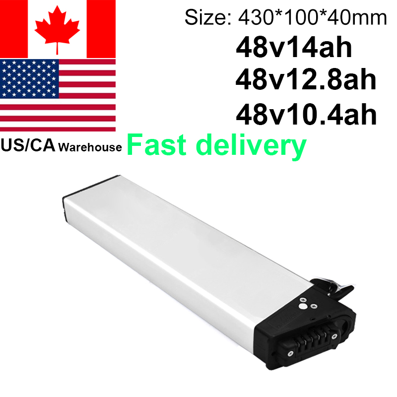 

UA CANADA STOCK Replacement Lectric XP Battery 48v 10.4ah 12.8ah 14ah for samebike LO26 750w Batteria Folding Electric Bike Batteries