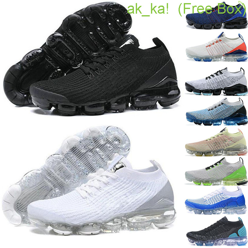 

free box - 10days get shoes Designer Fly 3.0 Knit 2.0 Mens Running Shoes Triple Black Aurora White Oreo Dark Smoke Green Pink Rose VPM Wome, 11