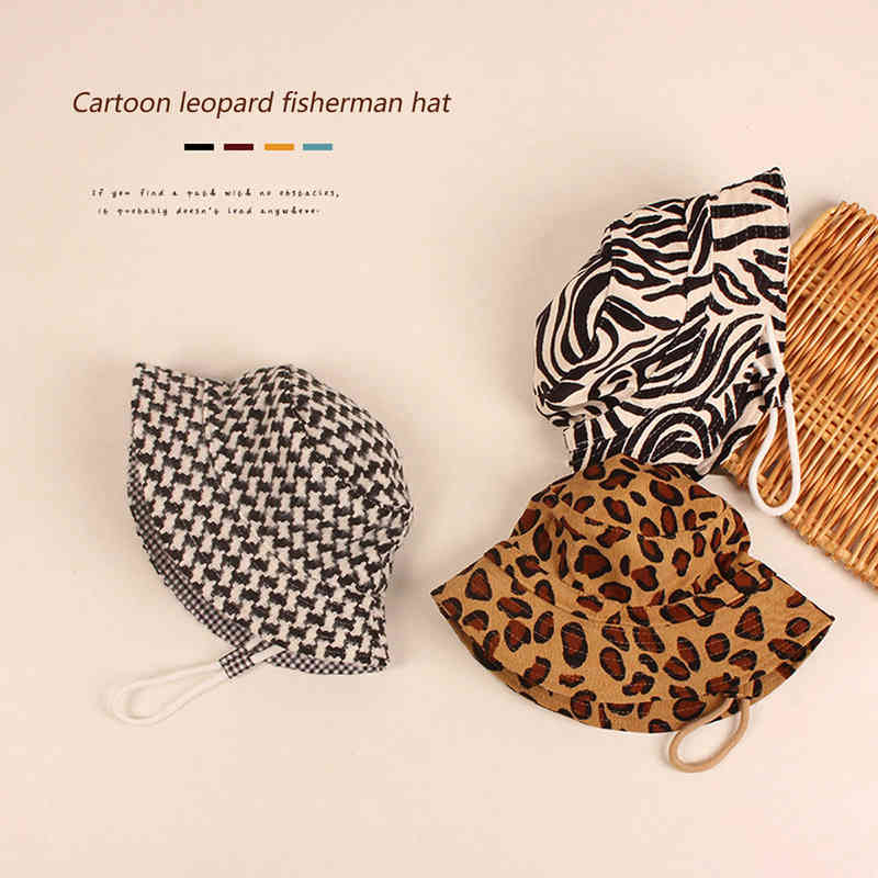 

Fashion Toddler Infant Baby Bucket Hat Wide Brim Protection Fisherman Hat Adjustable Drawstring Beach Cap Cap L220716