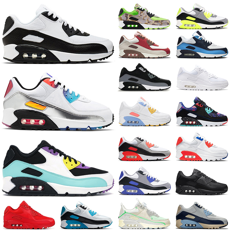 

men women running shoes triple white black cool grey white red orange camo light bone outdoor mens trainer size 36-45, #1 white black