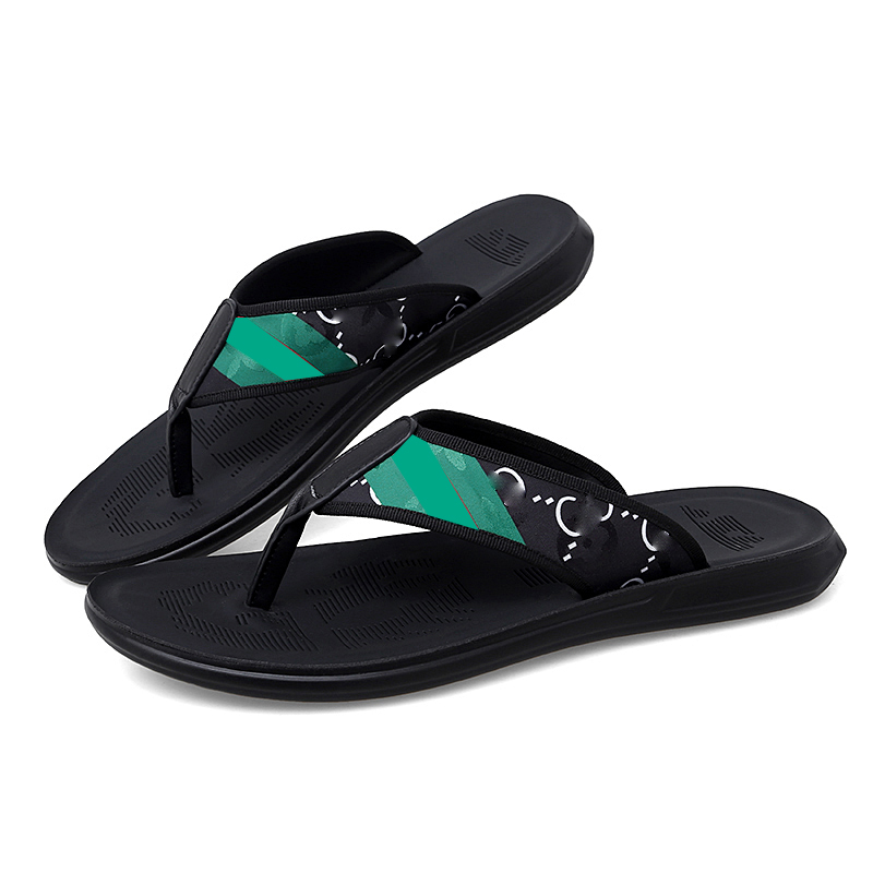 

2022 New Slippers Men Shoes PU Leather Color Matching Casual Fashion Daily Party Comfortable Simple Classic Beach Flip Flops HM260, Yellow