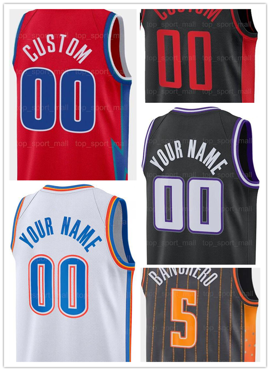 

Print Draft Pick Basketball Jersey Paolo Banchero 5 Peyton Watson Jaylin Williams Jabari Smith Jr Tari Eason Keegan Murray Jaden Ivey Caleb Houstan Chet Holmgren 7