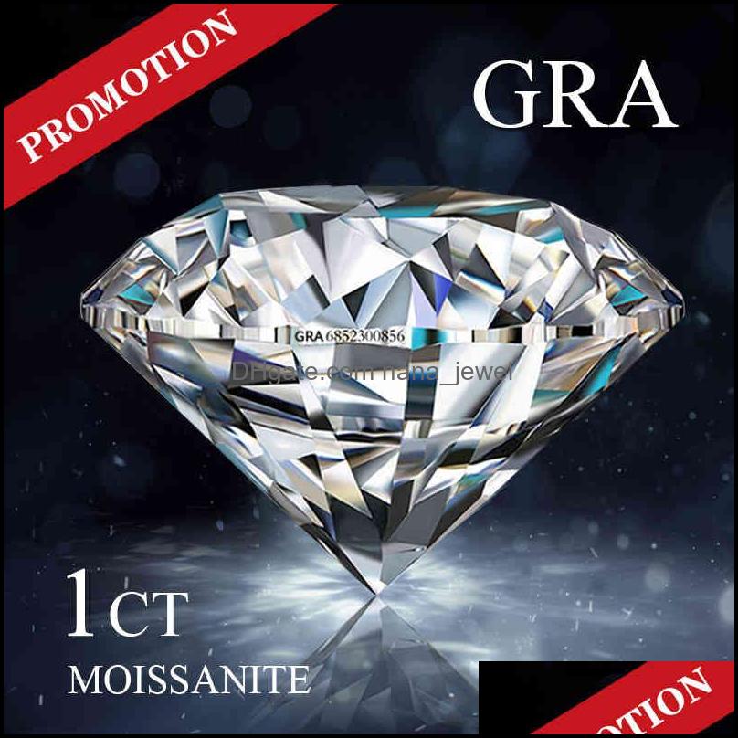 

Loose Diamonds Jewelry Promotion Moissanite Stone Factory Price D Color Vvs1 3Ex White Round Cut Lab Grown Diamond Gra Certification Drop De