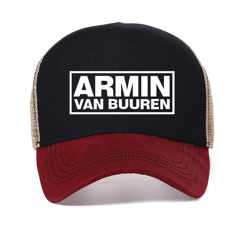 ARMIN VAN BUUREN Popular Dj Hip Hop hat Men Casual Fashion Summer cool mesh trucker hat High Quality Cotton baseball cap