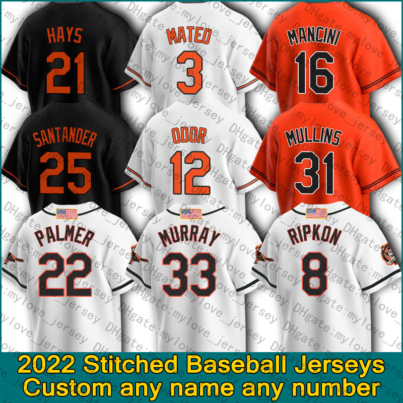 

Cal Ripken Jr. Jersey Baltimores Ryan Mountcastle Orioles Baseball Trey Mancini Adley Rutschman Stevie Wilkerson Rougned Odor John Means Cedric Mullins Austin Hays, Man custom jersey (jy)