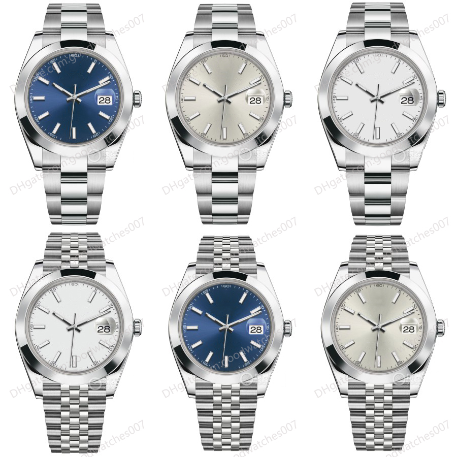 

6 Models 4a High Quality BP Factory Watch 2813 Sports Automatic Mechanical Watches m126300 Wrist Watch 41mm Blue White Dial Business Men's Watchs Silver m126300-0004