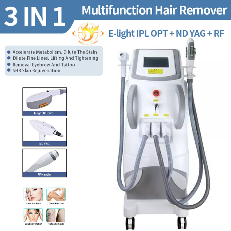 

Multifunction hr IPL Nd Yag Laser Machine Skin Rejuvenation Elight Hair Removal Opt hr IPL Laser Beauty Machine