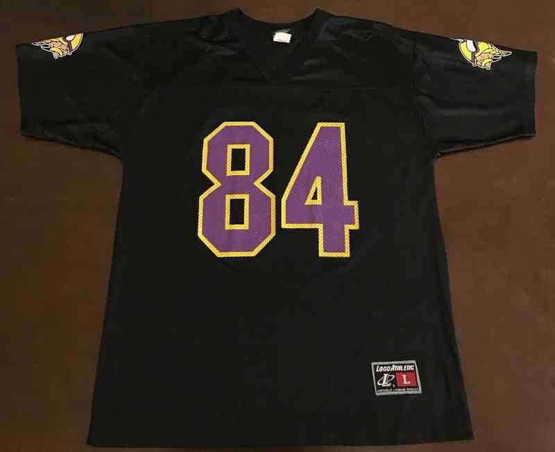 

Cheap Stitched Rare Vintage Athletic Black Randy Moss football Jerseys Mens Kids Throwback Jersey, Same as picture
