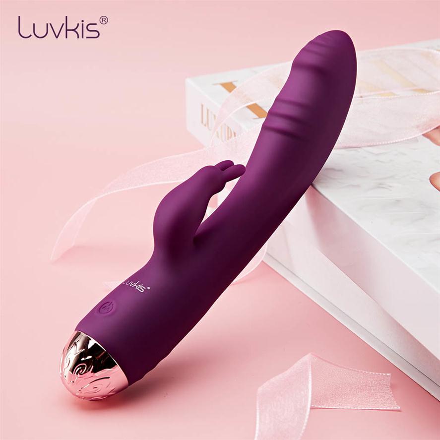 

Luvkis Vibrator Mr U G Spot Rabbit Clitoris Stimulate Dildo Sex Toy for Women Female Adult Product Erotic Clit Sexual Silicone 201223i