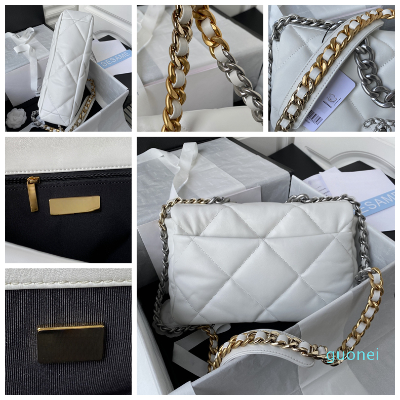 

Top quality Very soft 19 Bags Classic Designers Brand Bag Goat skin Leather Fashion Handbag Women Wallet Shoulder Bags Cross Body h525, 33# golden c