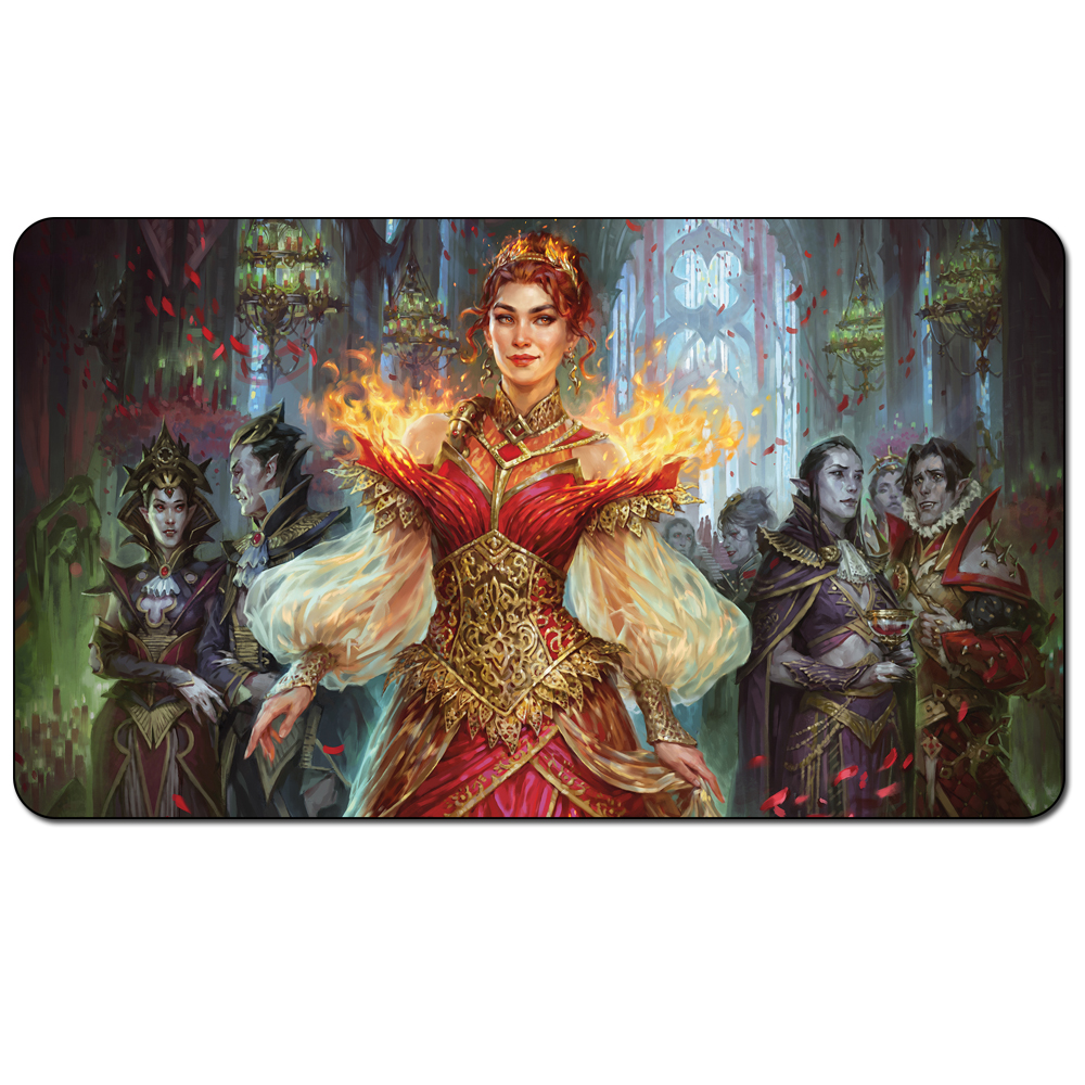 

TCG Playmat Magic Board Game Playmat: CHANDRA, DRESSED TO KILL 60*35cm size Table Mat