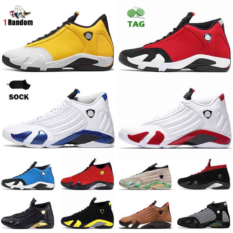 

14 14s Authentic OG Basketball Shoes Nens Women Jumpman14s Sports Candy Cane Ginger Gym Red Lipstick Blue Winterized Fortune Black Toe Jumpman J14 Sneakers, A44 doernbecher 40-47