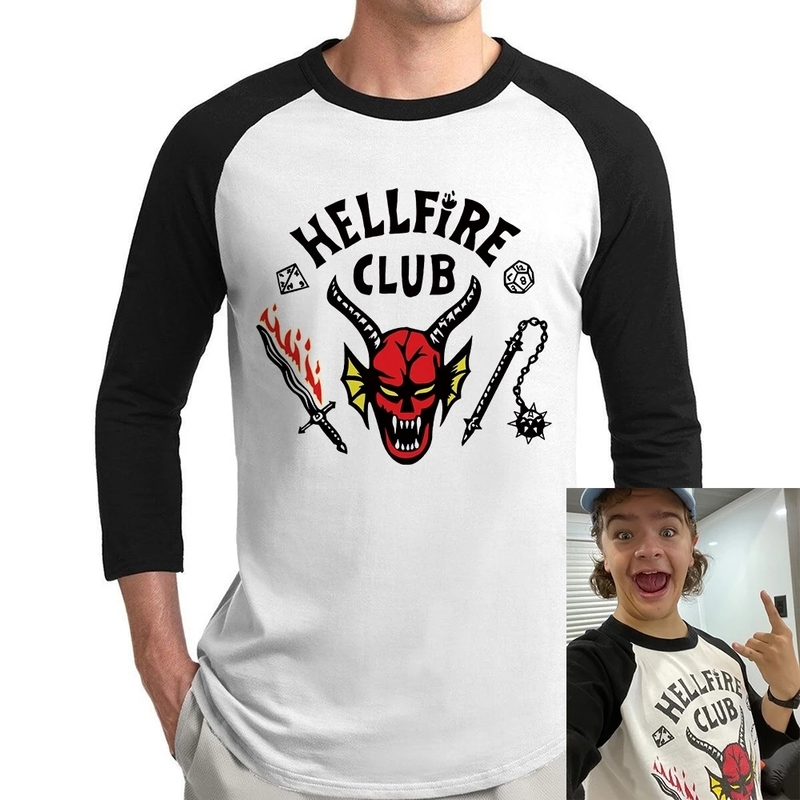 

Hellfire Club Eddie Munson season 4 T Shirt Long Sleeve Women Tshirt Eleven Female T shirt Funny Clothing Unisex 220810, Tx-041657