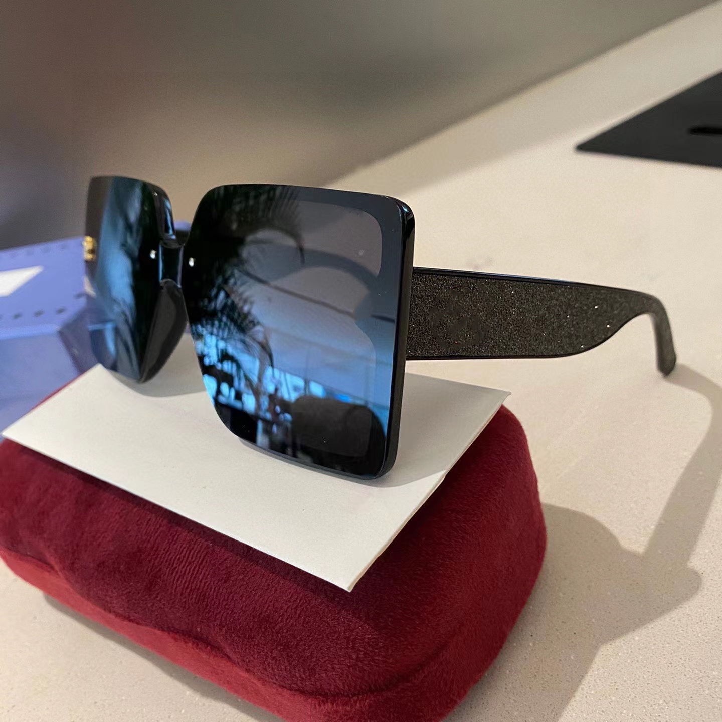 

TR Polarizing Designer sunglasses Internet celebrity super explosive classic luxury global fashion square sunglasses high quality