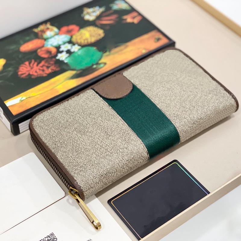 

Wallets Long Wallet Coin Purse High Quality Womens Card Holder Pocket Women Bag Purses Men Cards Coins Bags, Gu-557696