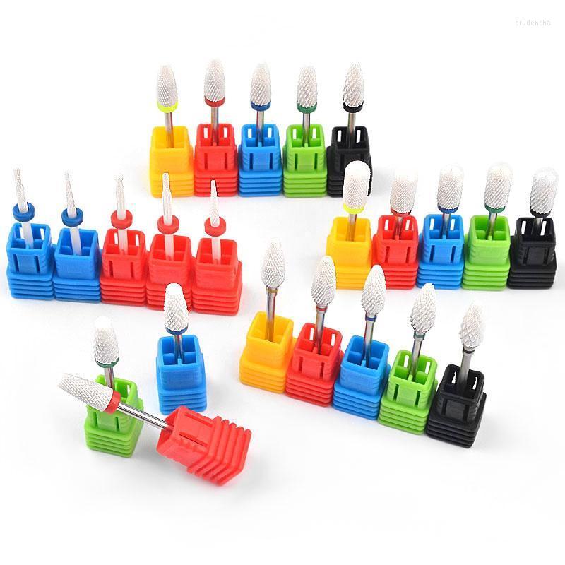 

Nail Art Equipment 1 Pcs Ceramic 3/32" Drill Bits 23 Types Milling Manicure Cutter File Electric Device Machine Accessory Tool Deburrin