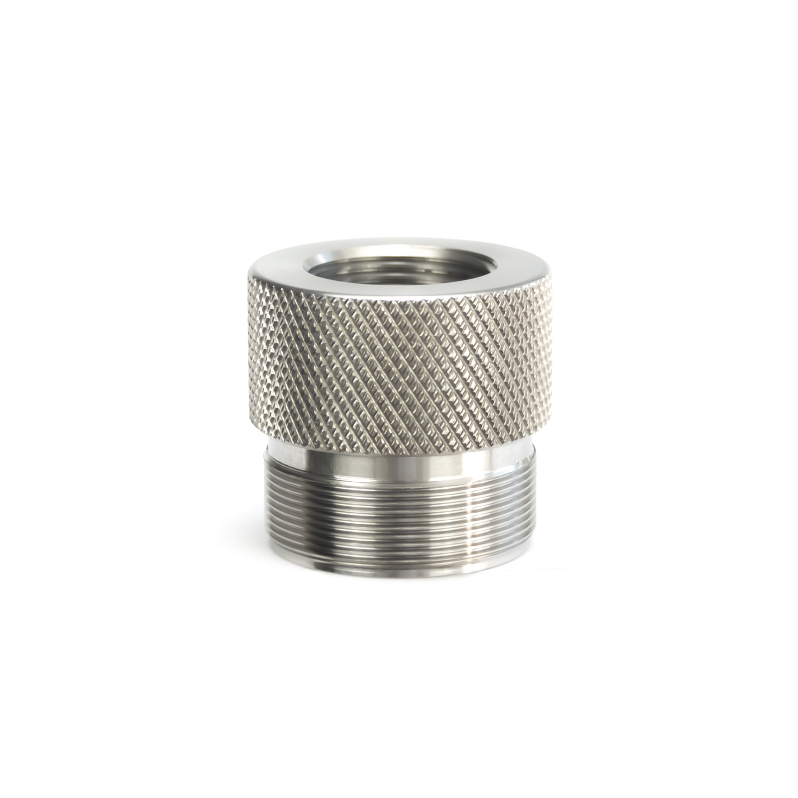 

Others Tactical Accessories 304 Stainless Steel M24x1.5RH Adapter End Cap 1.375x24 TPI For Modular Solvent Cleaning Tube JK MST 308 SAIGA M24 x 1.5 RH, Silver