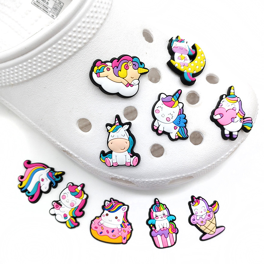 

50pcs Pvc Cartoon Shoe Charm Parts Accessories Jibitz for Croc Charms Clog Pins