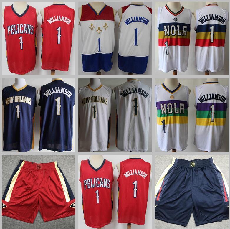 

NCAAMen S-2XL Basketball Jerseys Zion 1 Williamson jersey and short, Have patch