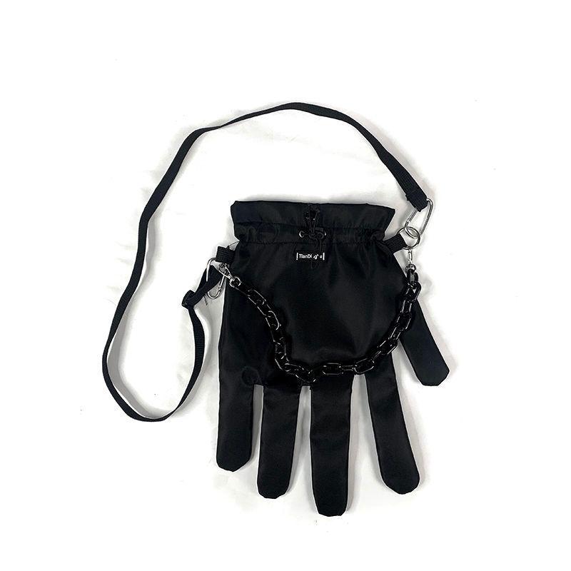 

Duffel Bags Japanese Street Style Vintage Crossbody 2022 Women Black Y2k Aesthetic Casual Pack Alt Korean Fashion Personality Big Bag, 40cm x 25cm