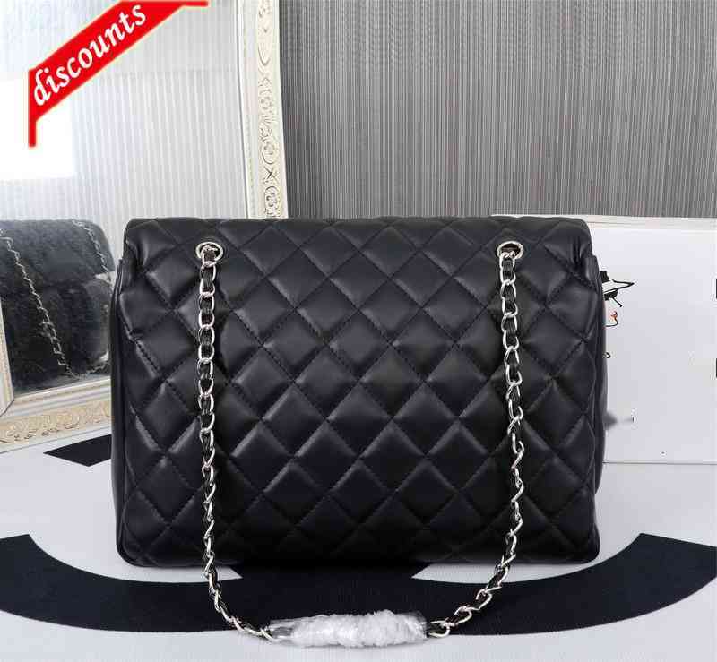 

Design Cc Bags Luxury Brand 1015 Letter Shoulder Chain Woman's Shopping Jumbo Maxi Bag Lambskin Leather Vintage Plaid Hand Messenger Bag Tot, Picture show