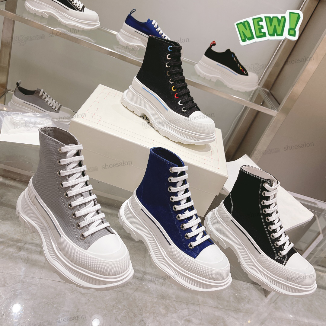 

Fashion platform Casual shoes Tread Slick canvas sneaker Arrivals Girls High boots pale royal pink red royal white men women triple black whith chaussures 35-45 #rtr