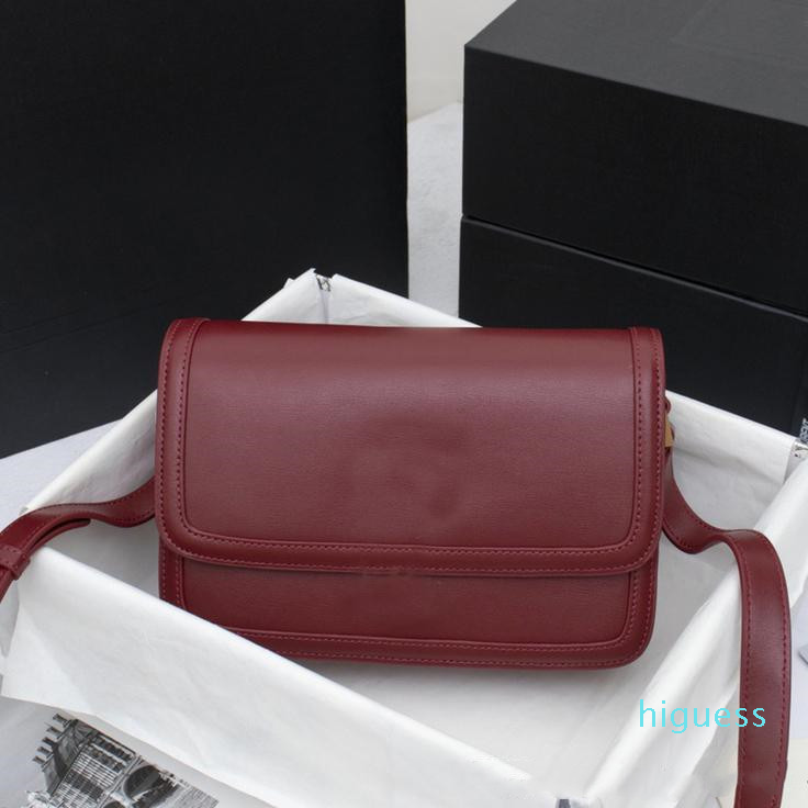 Sacs à bandoulière Style 2022 pour femmes, sac en cuir, messager à la mode, sac à main de styliste de bonne qualité, petit cadeau carré S