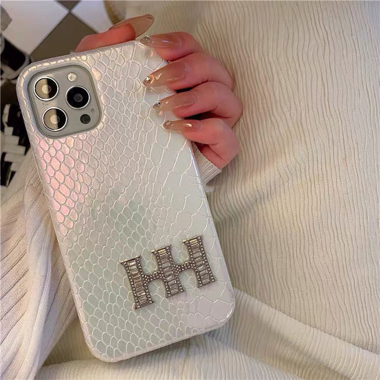 

Gradient Laser Phone Case Luxury Designer Classic Letter Fashion Shockproof Cell Phones Cases High Quality For iPhone 12 13 ProMax 7 8 Plus, White