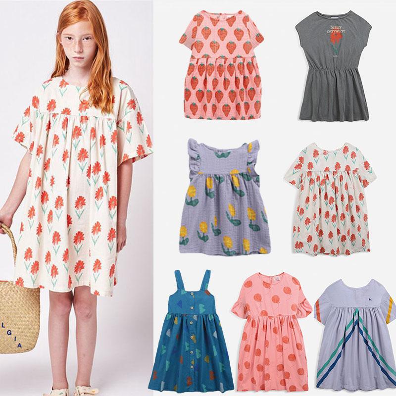 

Girl's Dresses Baby Girls Summer 2022 Cotton Children Fashion Brand Kids Girl Toddler Lovely Strawberry Pattern DressGirl's, 01