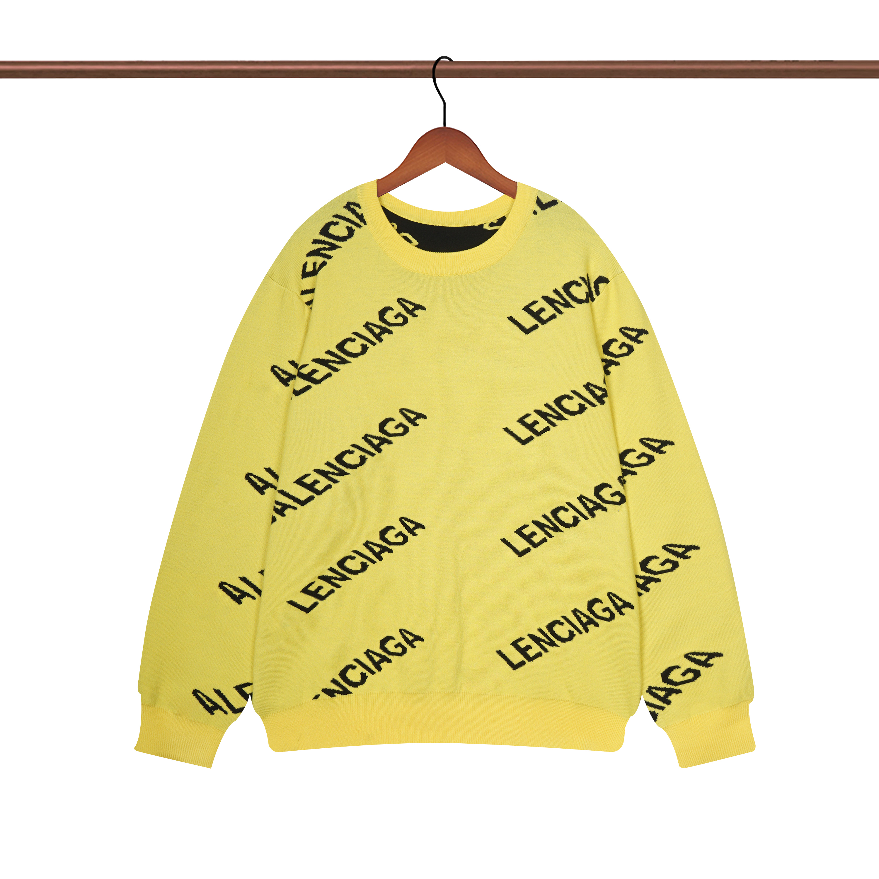 Knitted Sweaters Men Oversized Streetwear Knit Jumper Letter Print Cotton Mens Harajuku Knit Pullover Sweater