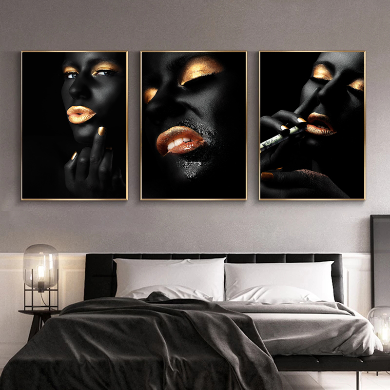 

Tearful Black Woman Pictures Print Canvas Painting On The Wall Modern Art Prints Posters Living Room Decoration Paintings Mural