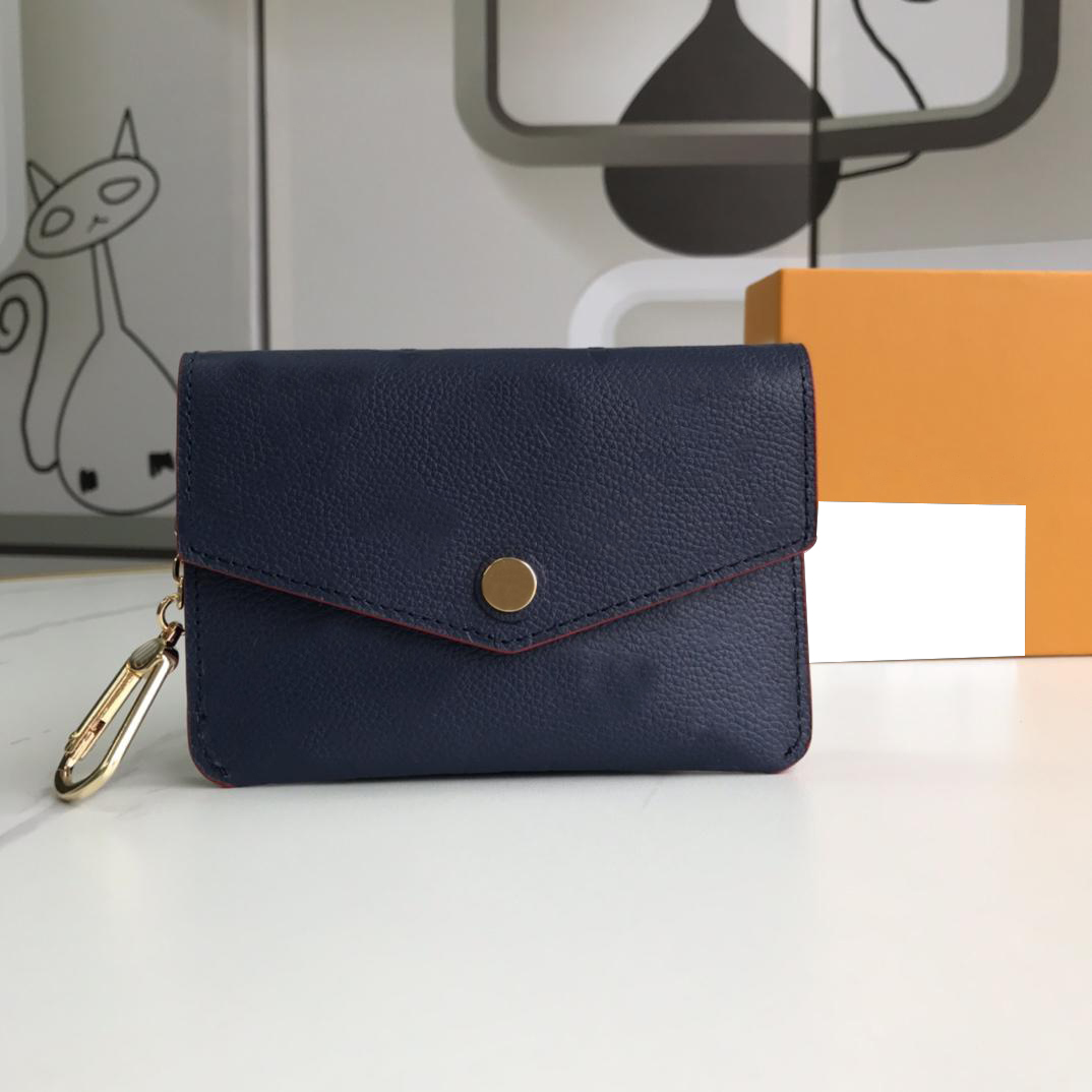 

Keyring Bags for Keys Case Holder Pouch Unisex Wallet Female Designer Luxury Wallets Fashion Woman men Coin Purses Leather Key Chain Bag, Red