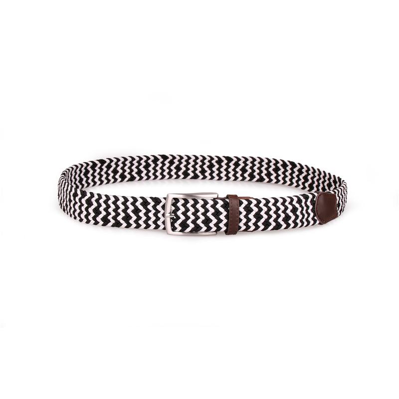 

Belts Braided Belt Fashion Mens Luxury Genuine Leather Good Cow Second Layer Skin Straps Men For Jeans Girdle BY02, Black